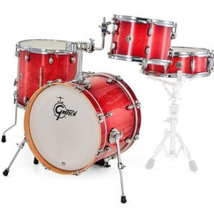 Gretsch Catalina Club Acoustic Drum Kit in Gloss Crimson Burst