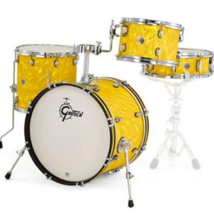Gretsch Catalina Club Acoustic Drum Kit in Yellow Satin Flame