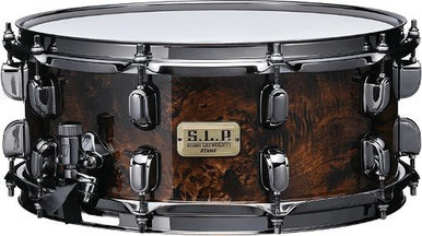 Tama SLP 14x6 Maple Snare Drum Kona Mappa Burl