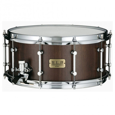 Tama SLP 14x6.5 Walnut Snare Drum in Matte Black