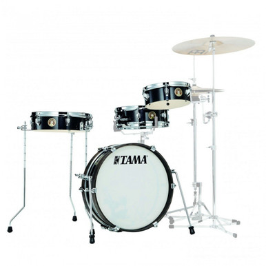 Tama Club Jam Pancake Acoustic Drum Kit in Hairline Black