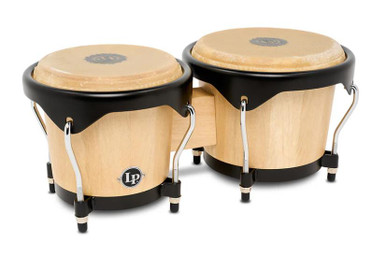 LP City Series II 6" & 7" Bongo in Natural with Black Hardware
