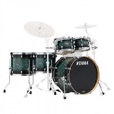 Tama Starclassic Performer Drum Shell Pack in Molten Steel Blue Burst