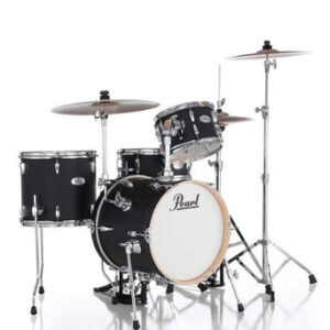 Pearl Midtown Compact 16" Acoustic Drum Kit in Matte Ash Black