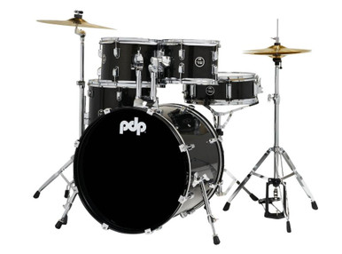 PDP Center Stage 20" 5-Piece Acoustic Drum Kit in Iridescent Black Sparkle