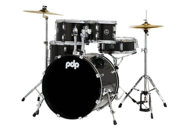 PDP Center Stage 22" 5-Piece Acoustic Drum Kit in Iridescent Black Sparkle