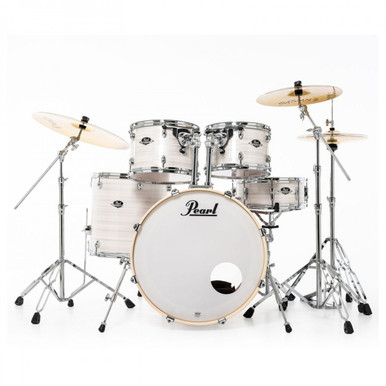 Pearl Export 22" Acoustic Drum Kit in Slipstream White