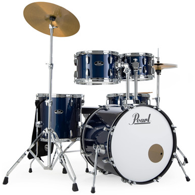 Pearl Roadshow 18" Acoustic Drum Kit in Royal Blue Metallic