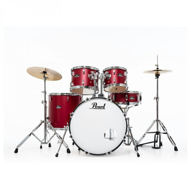 Pearl Roadshow 22" Acoustic Drum Kit in Matte Red