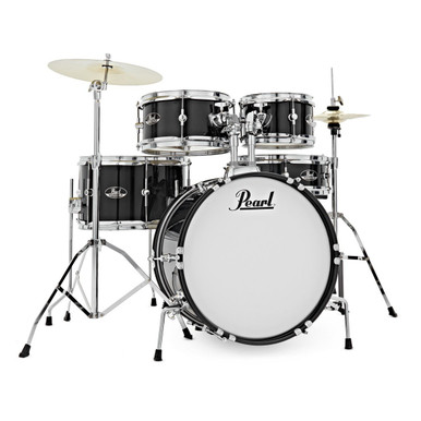 Pearl Roadshow Junior 16" Acoustic Drum Kit in Jet Black