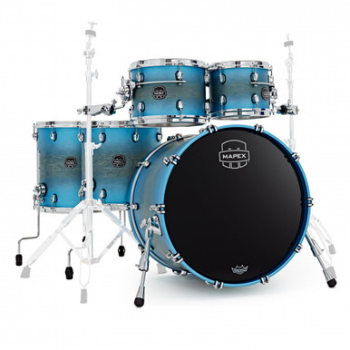 Mapex Saturn Evolution 22" Maple Acoustic Shell Pack in Exotic Azure Burst