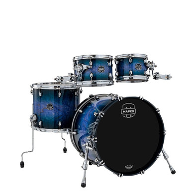 Mapex Saturn VI Fast Rock 22" 4 Piece Acoustic Shell Pack in Colbalt Burst