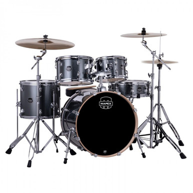 Mapex Venus 20" Acoustic Drum Kit in Steel Blue Metallic
