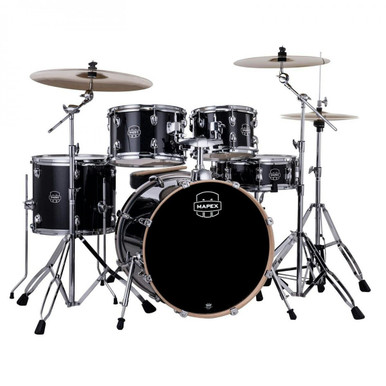 Mapex Venus 20" Acoustic Drum Kit in Black Galaxy Sparkle