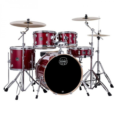 Mapex Venus 20" Acoustic Drum Kit in Crimson Red Sparkle
