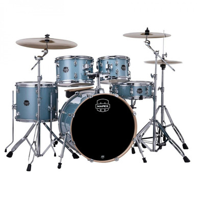 Mapex Venus 22" Acoustic Drum Kit in Aqua Blue Sparkle