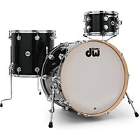 DW Collectors Series 3-Piece SSC Maple Shell Pack - Black Ice Finish Ply Chrome Hardware