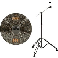 Meinl 19" Classics Custom Dark Crash Cymbal & Boom Arm Stand Black