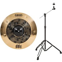 Meinl Classics Custom Dual 19 Crash Cymbal & Boom Arm Stand Black