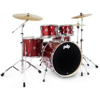 PDP Mainstage 5pc Drum Kit with Hardware Pack and Paiste Cymbals - Twisted Cherry