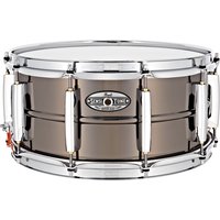 Pearl Sensitone Heritage 14" x 6.5" Brass Snare Drum Black Chrome