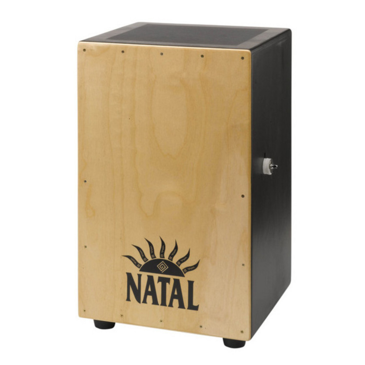 Natal Andante Cajon Snare Wires Black with Natural Frontplate