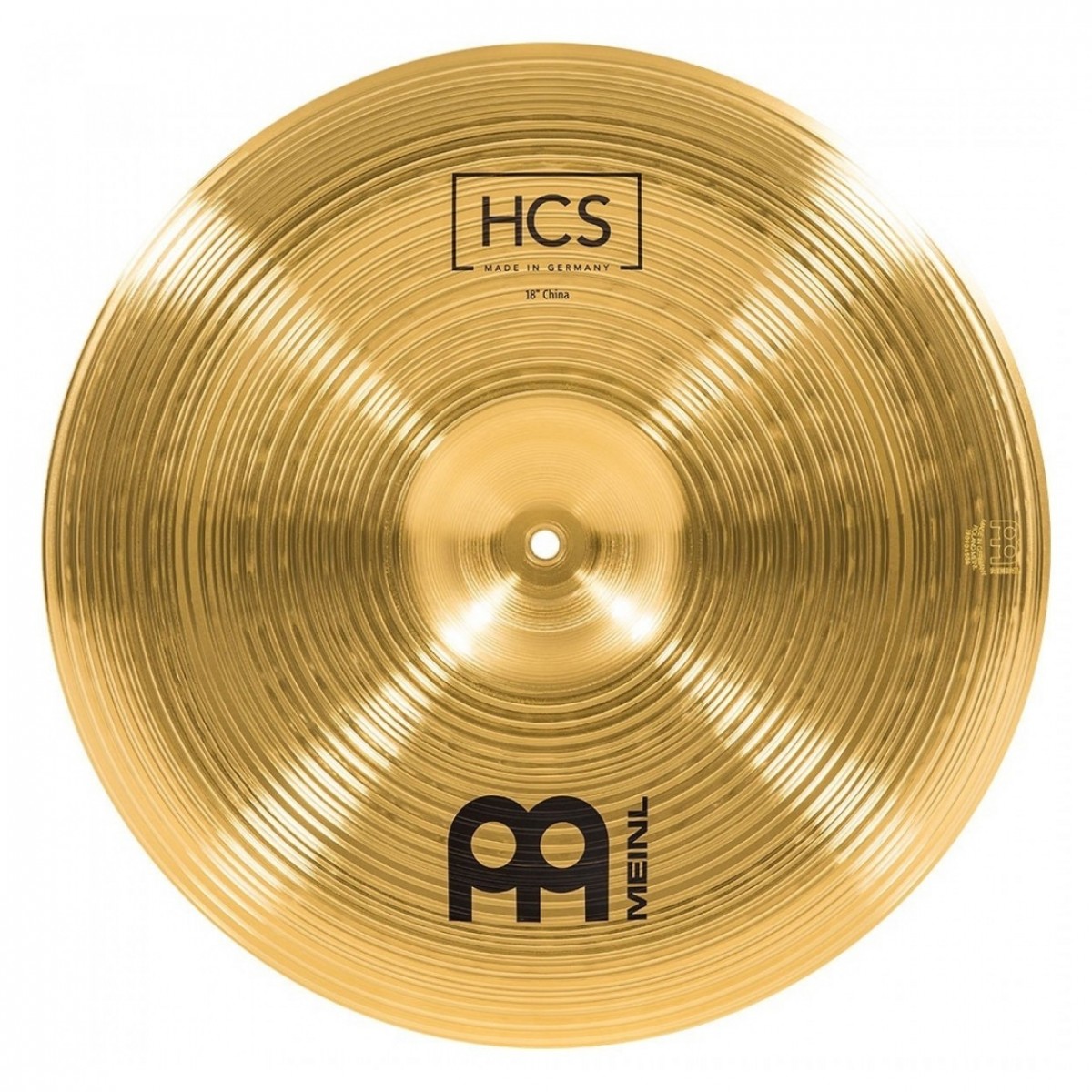 Meinl HCS 18 China Cymbal & Gear4music Boom Arm Stand Black