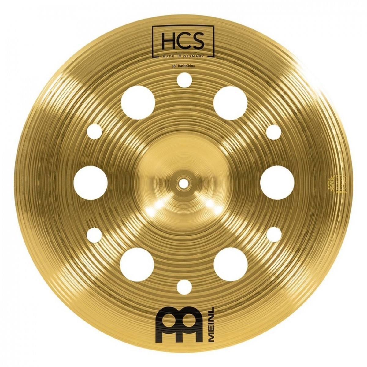 Meinl HCS 18" Trash China Cymbal & Gear4music Boom Arm Stand Black