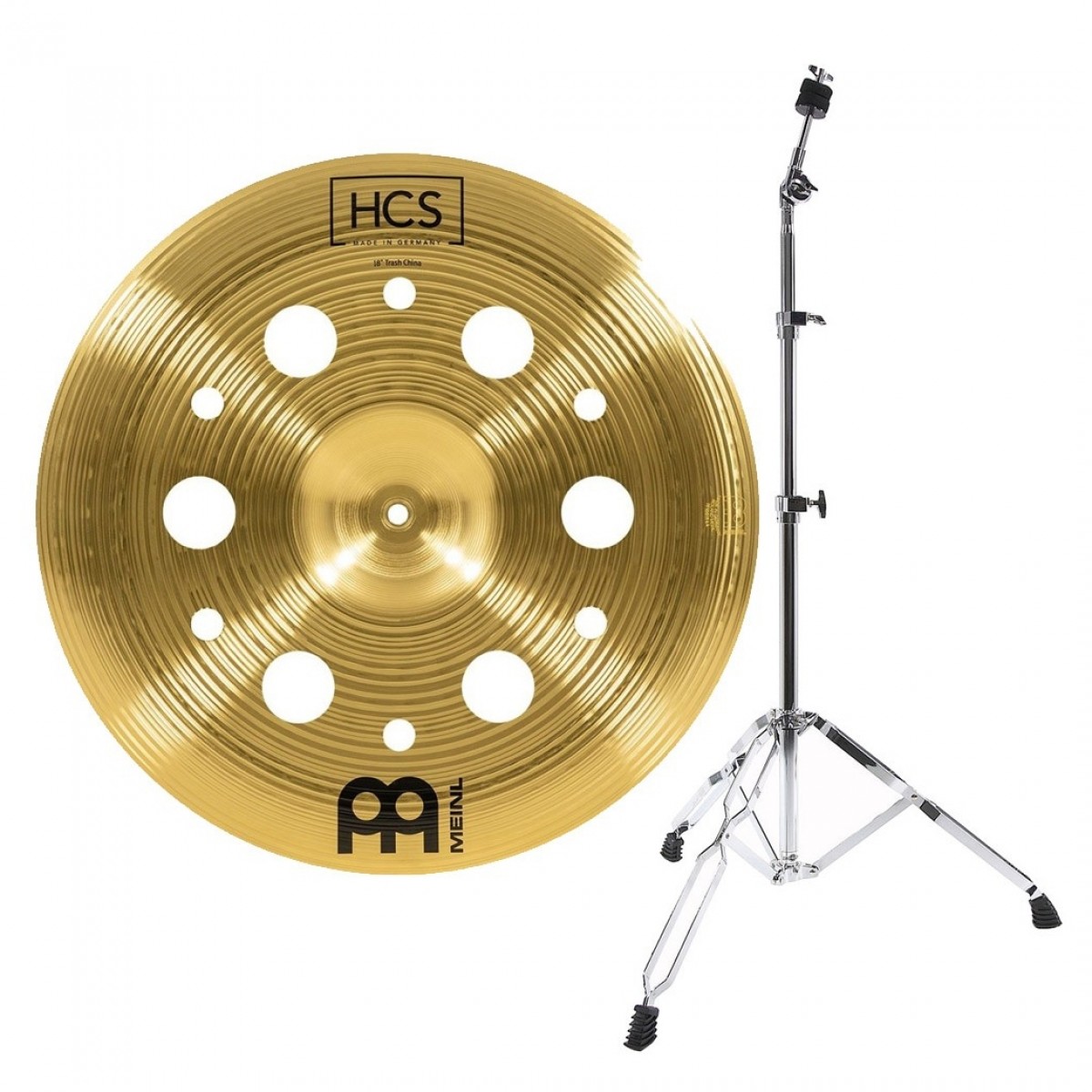 Meinl HCS 18" Trash China Cymbal & Gear4music Stand