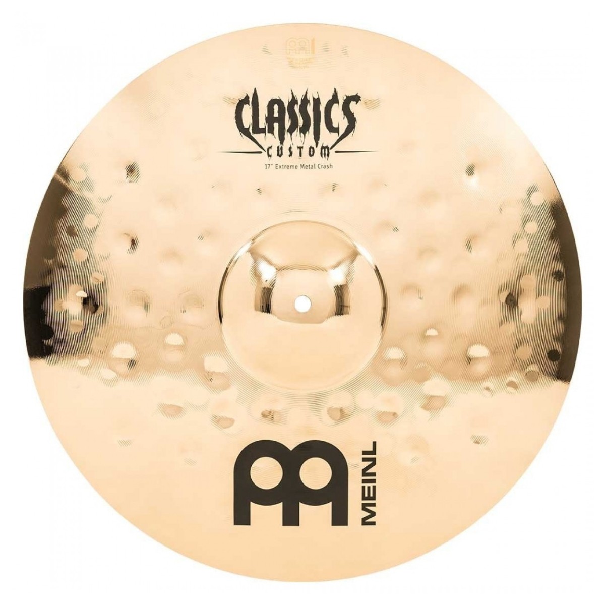 Meinl Classics Custom Extreme Metal 17" Crash Cymbal & Gear4music Boom Arm Stand Black