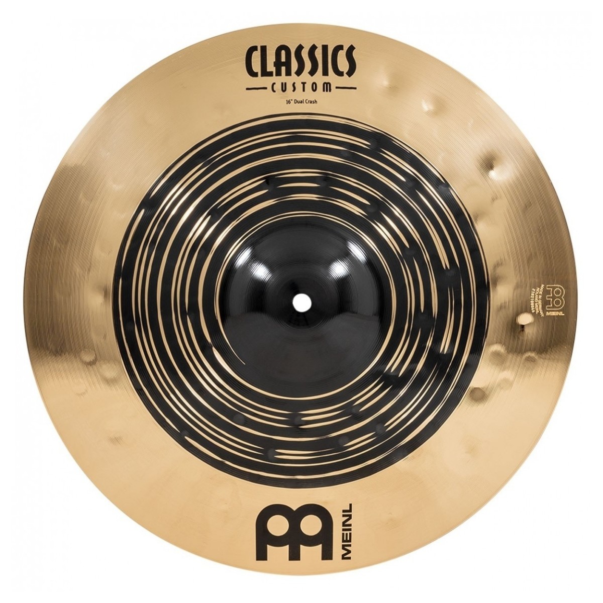 Meinl Classics Custom Dual 16 Crash Cymbal & Gear4music Boom Arm Stand Black