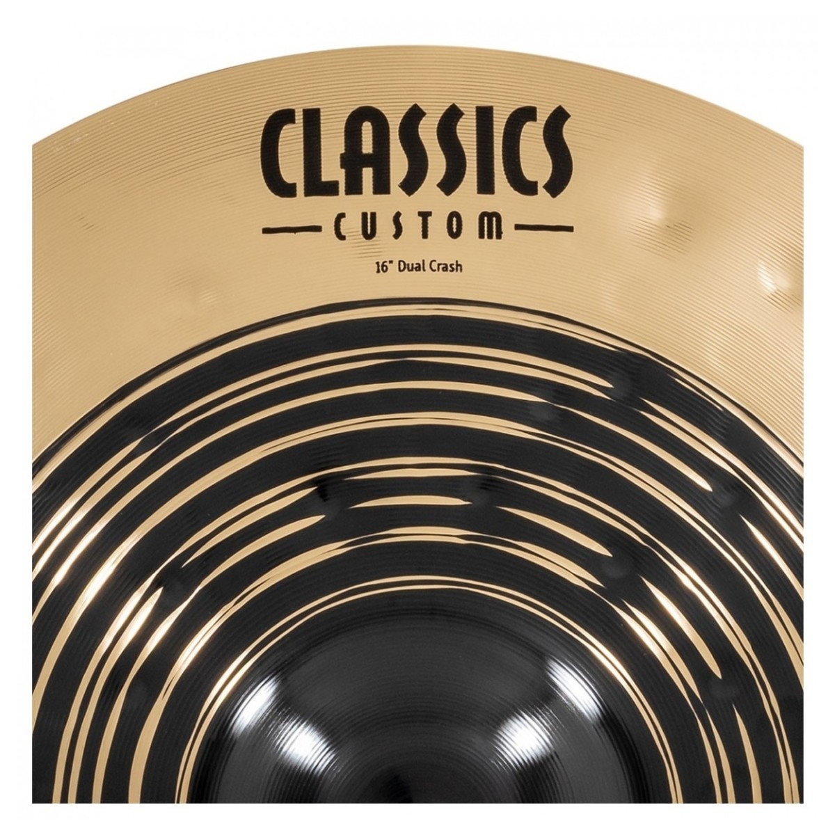 Meinl Classics Custom Dual 16 Crash Cymbal & Gear4music Boom Arm Stand Black