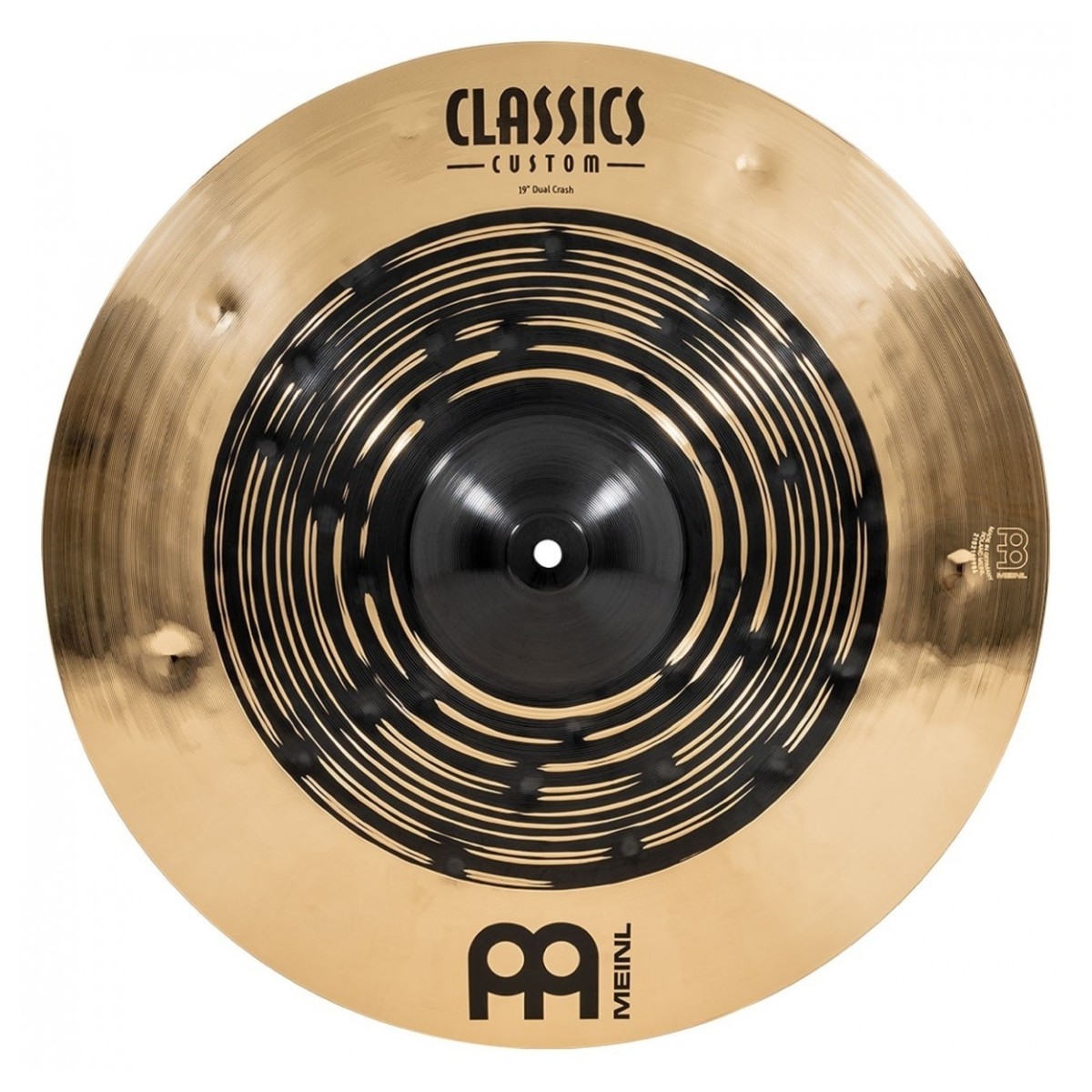 Meinl Classics Custom Dual 19 Crash Cymbal & Gear4music Boom Arm Stand Black