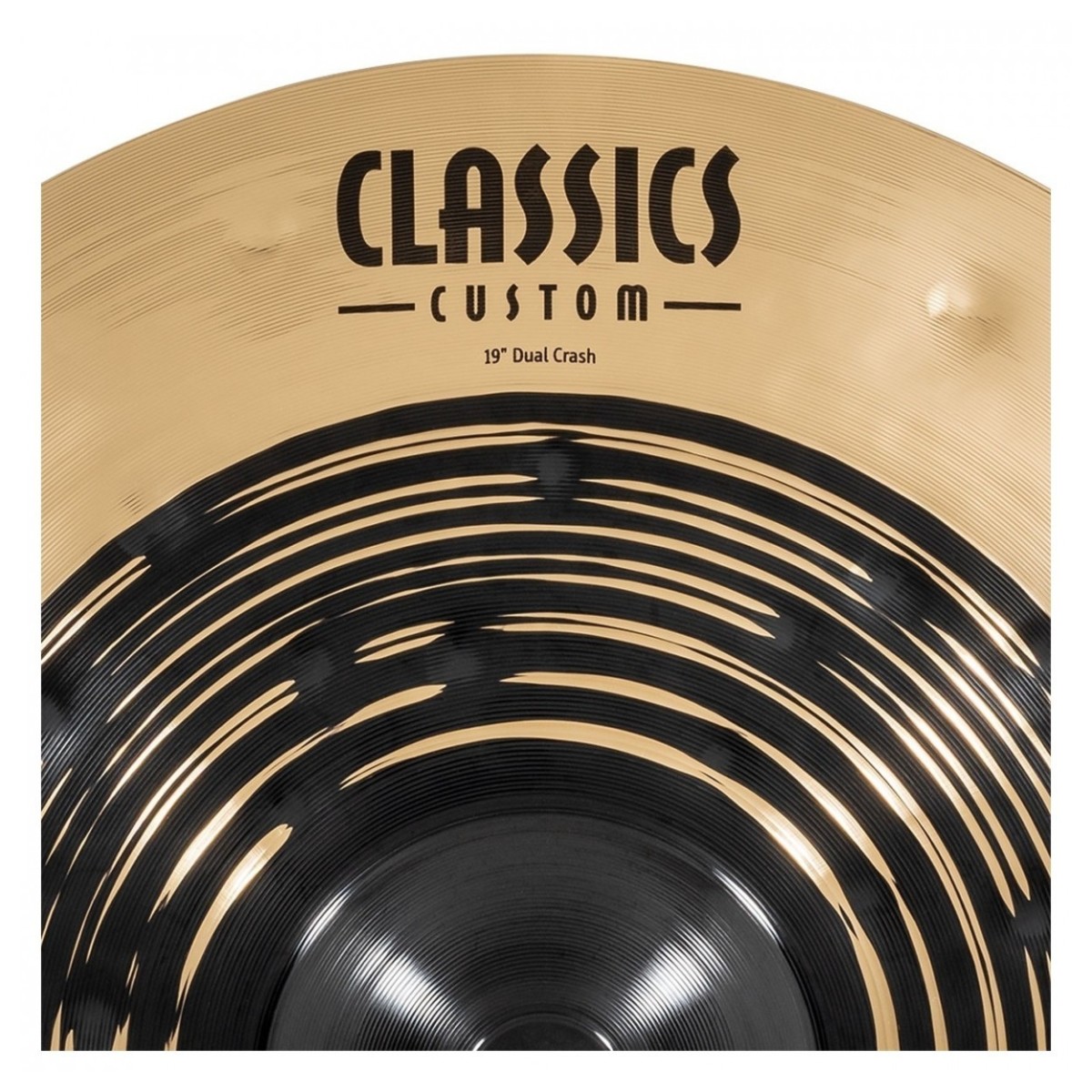 Meinl Classics Custom Dual 19 Crash Cymbal & Gear4music Boom Arm Stand Black