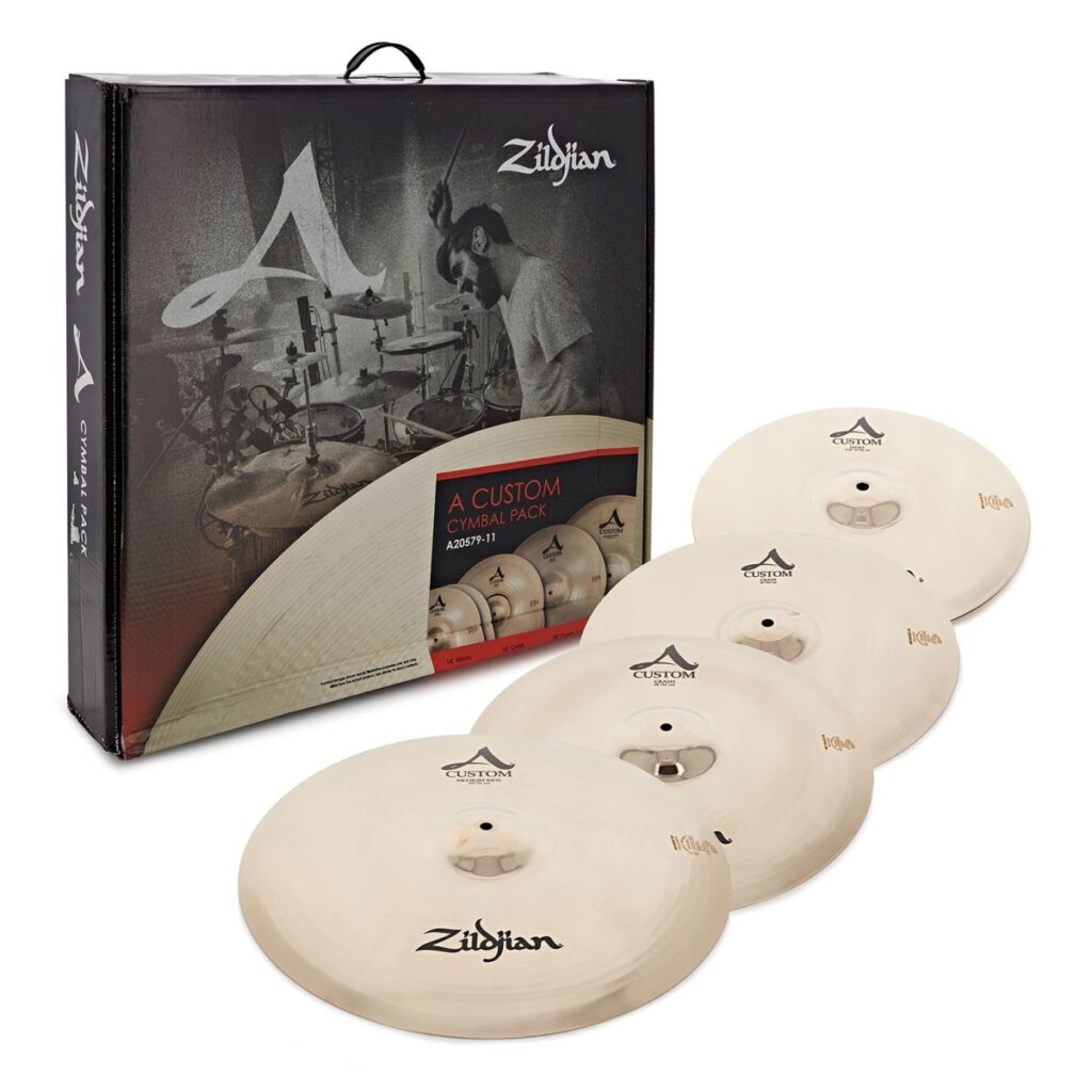 Zildjian A Custom Cymbal Box Set with Free 18 A Custom Crash