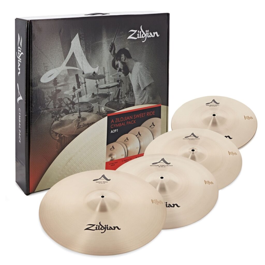 Zildjian A Cymbal Set with Free 18 Medium-Thin Crash
