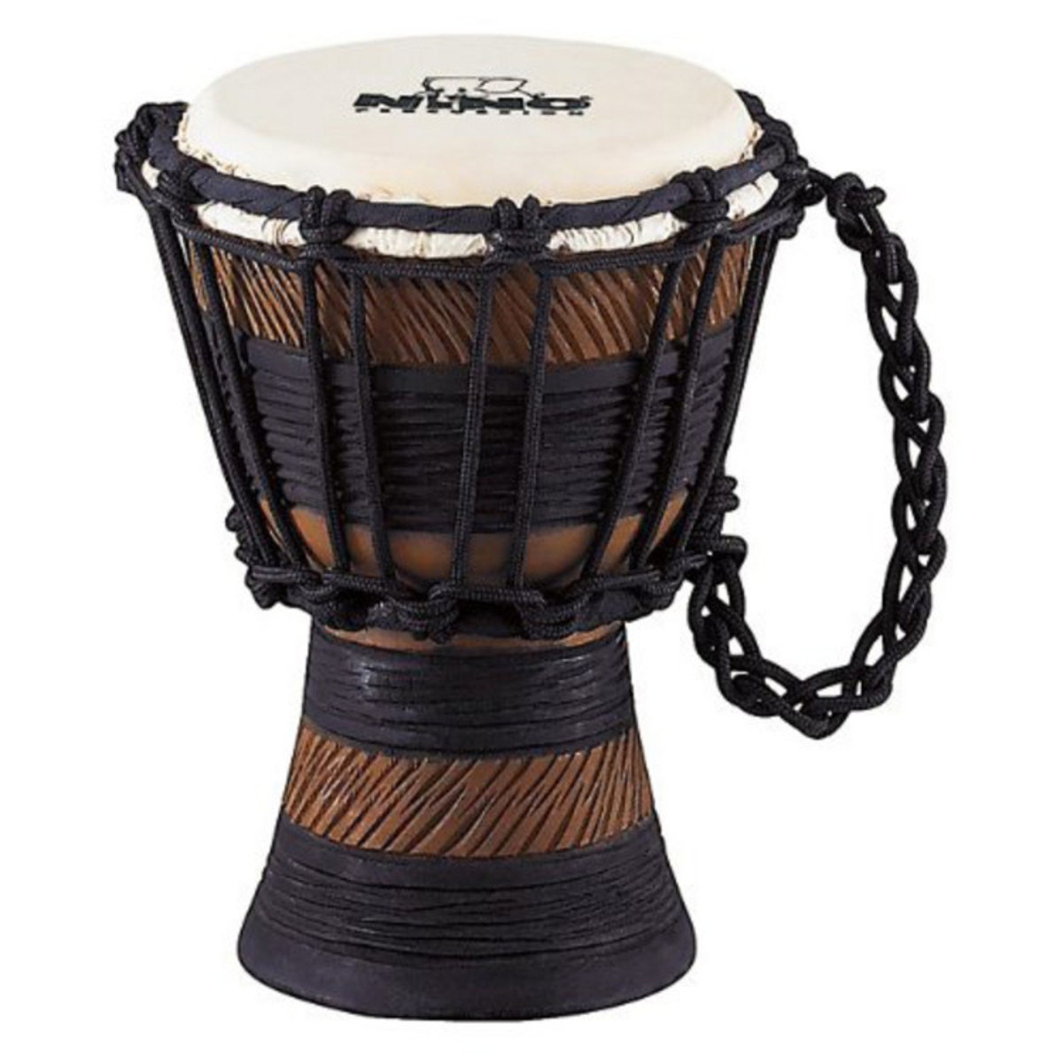 Nino XXS African Rope Tuned Wood Djembe Earth Rhythm