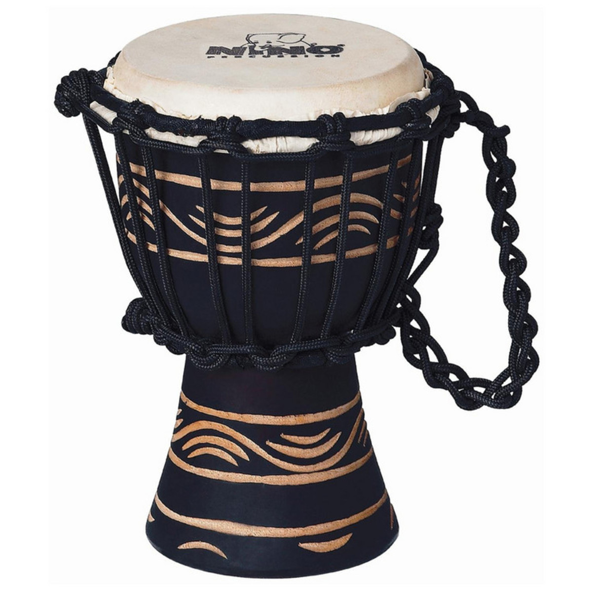 Nino XXS African Rope Tuned Wood Djembe Moon Rhythm