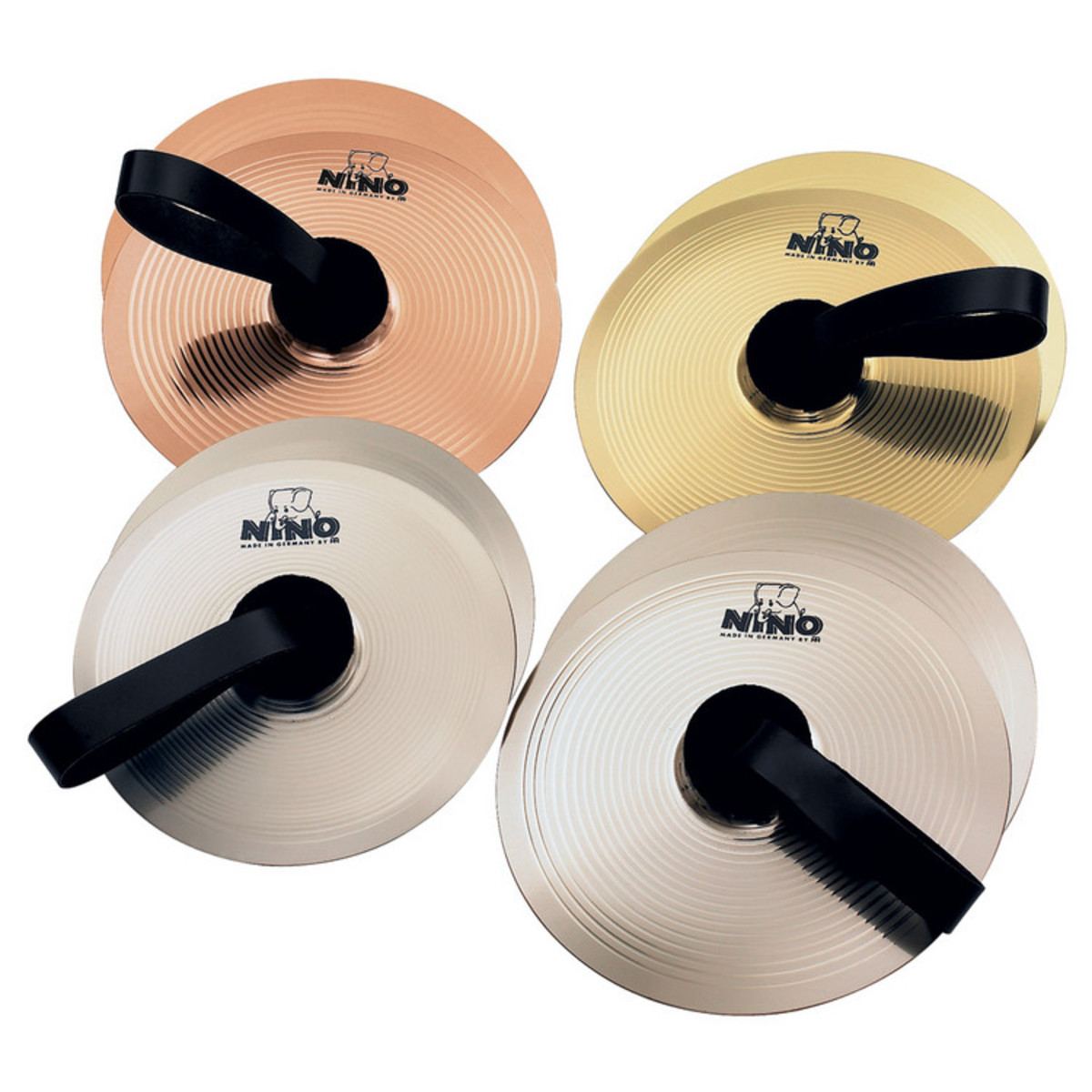 Nino by Meinl NINO-BR20 8 Inch Cymbal Pairs Brass