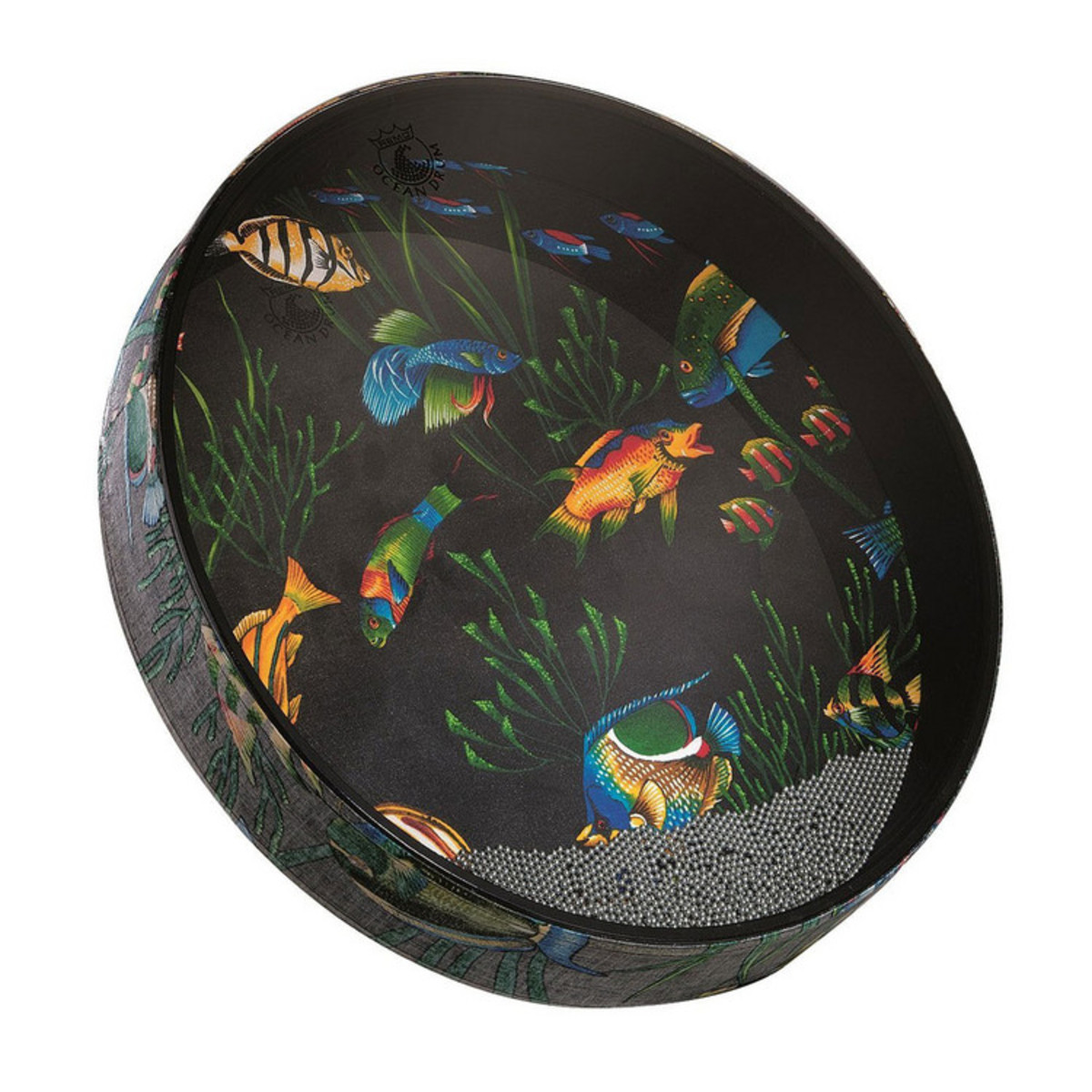 Remo Ocean Drum 12 x 2.5 Fabric Fish Finish