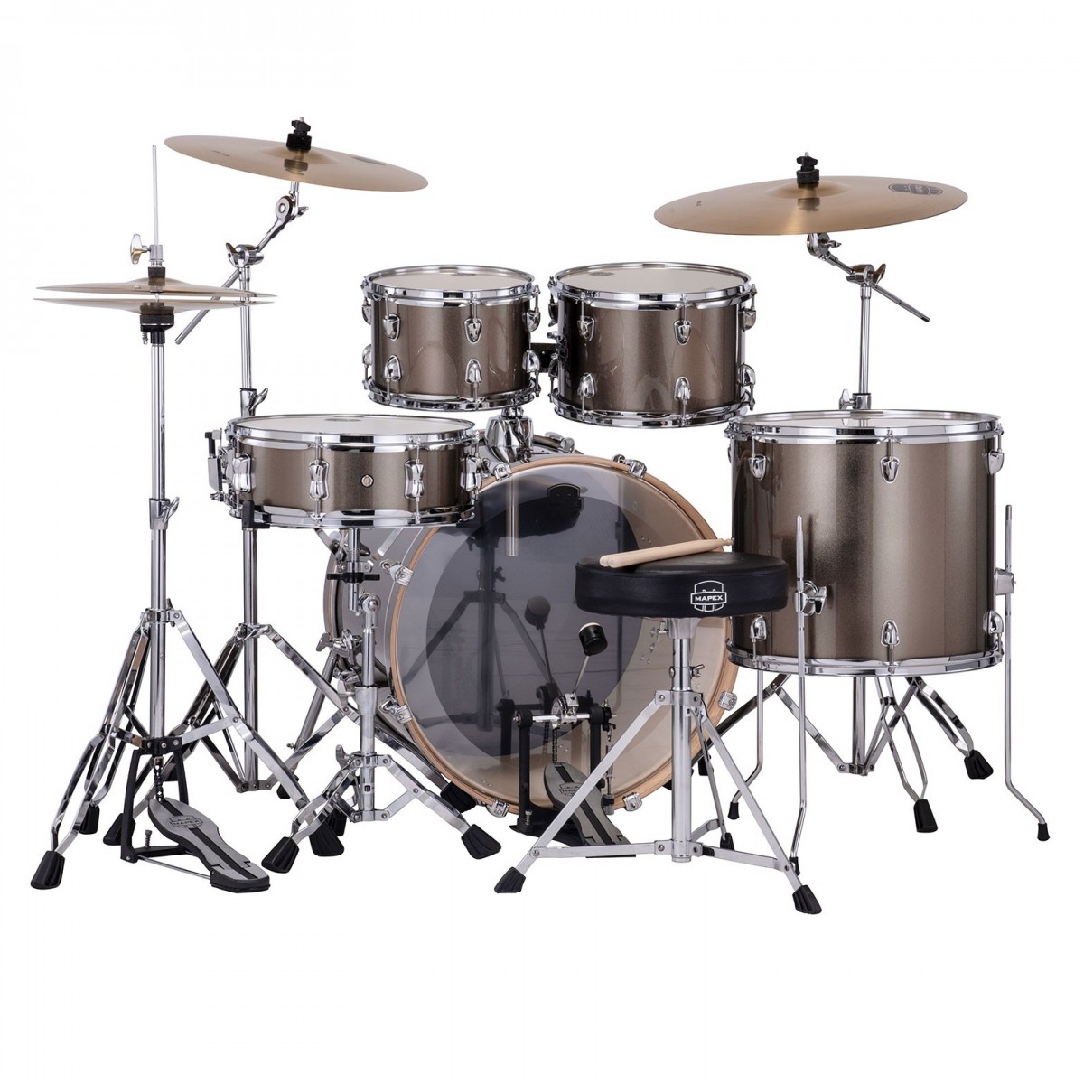 Mapex Venus 22 5pc Drum Kit Copper Metallic