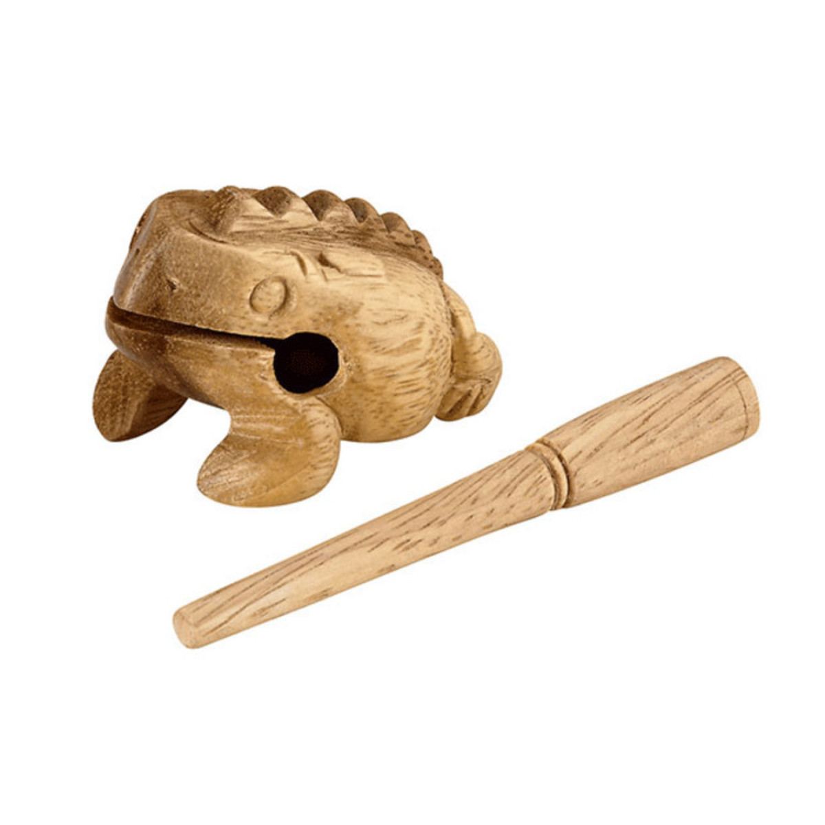 Nino by Meinl NINO517 X-Small 2 1/4 Inch Wood Frog Guiros Natural