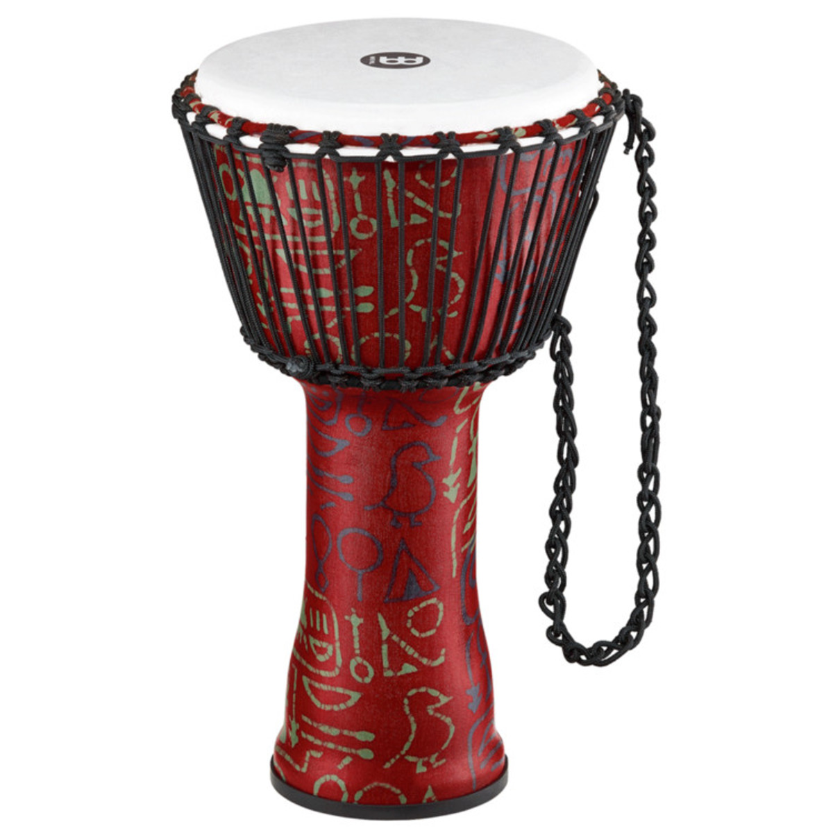 Meinl Travel Series 10 Inch Djembe Synthetic Head Pharaohs Script