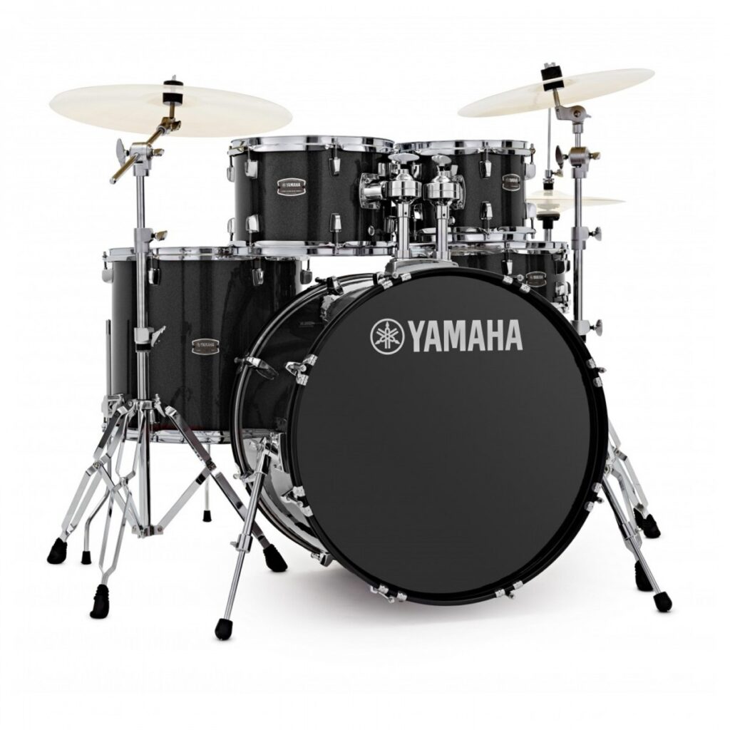 Yamaha Rydeen 22" Drum Kit w/Cymbals Black Glitter