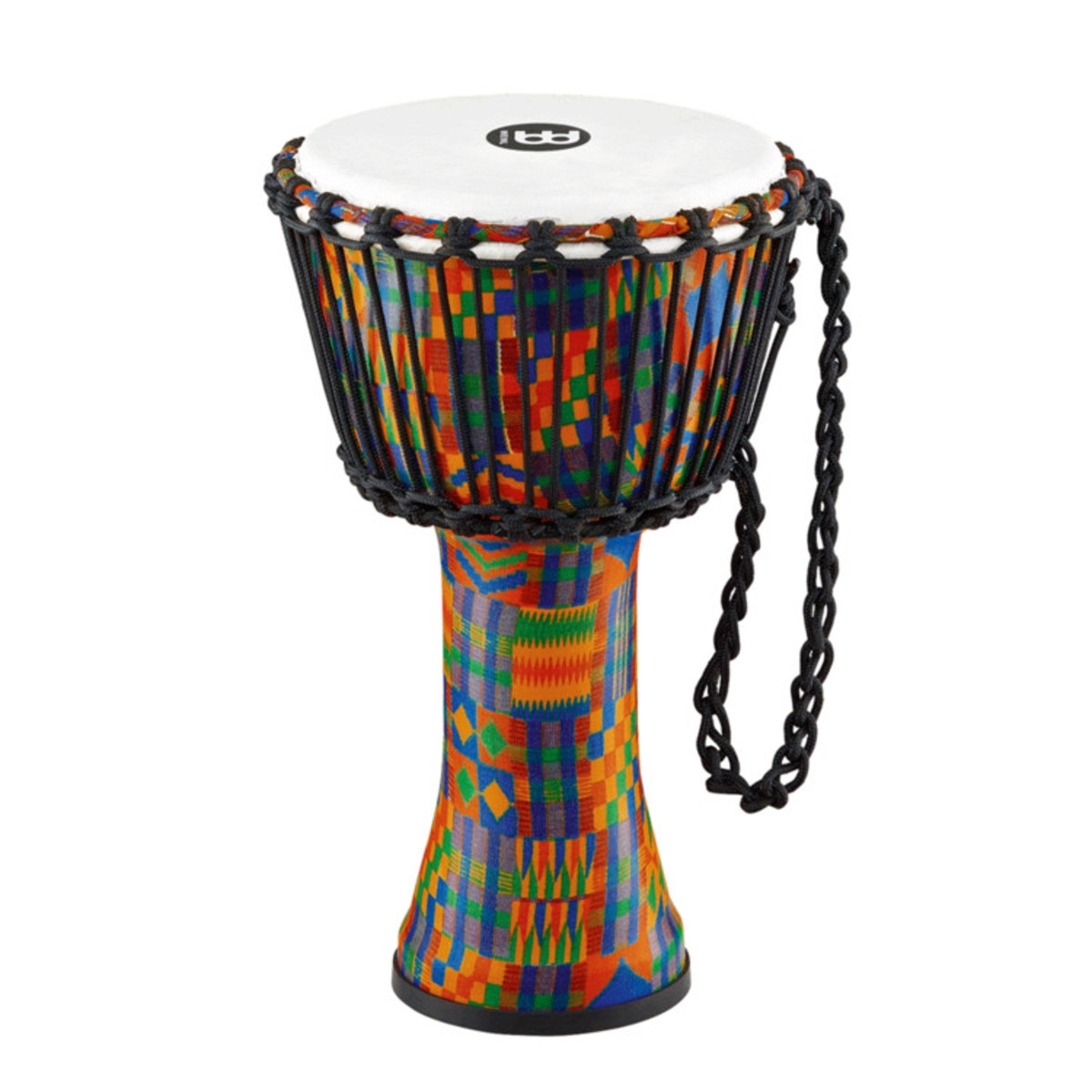 Meinl Travel Series 8" Rope Tuning Djembe Kenyan Quilt