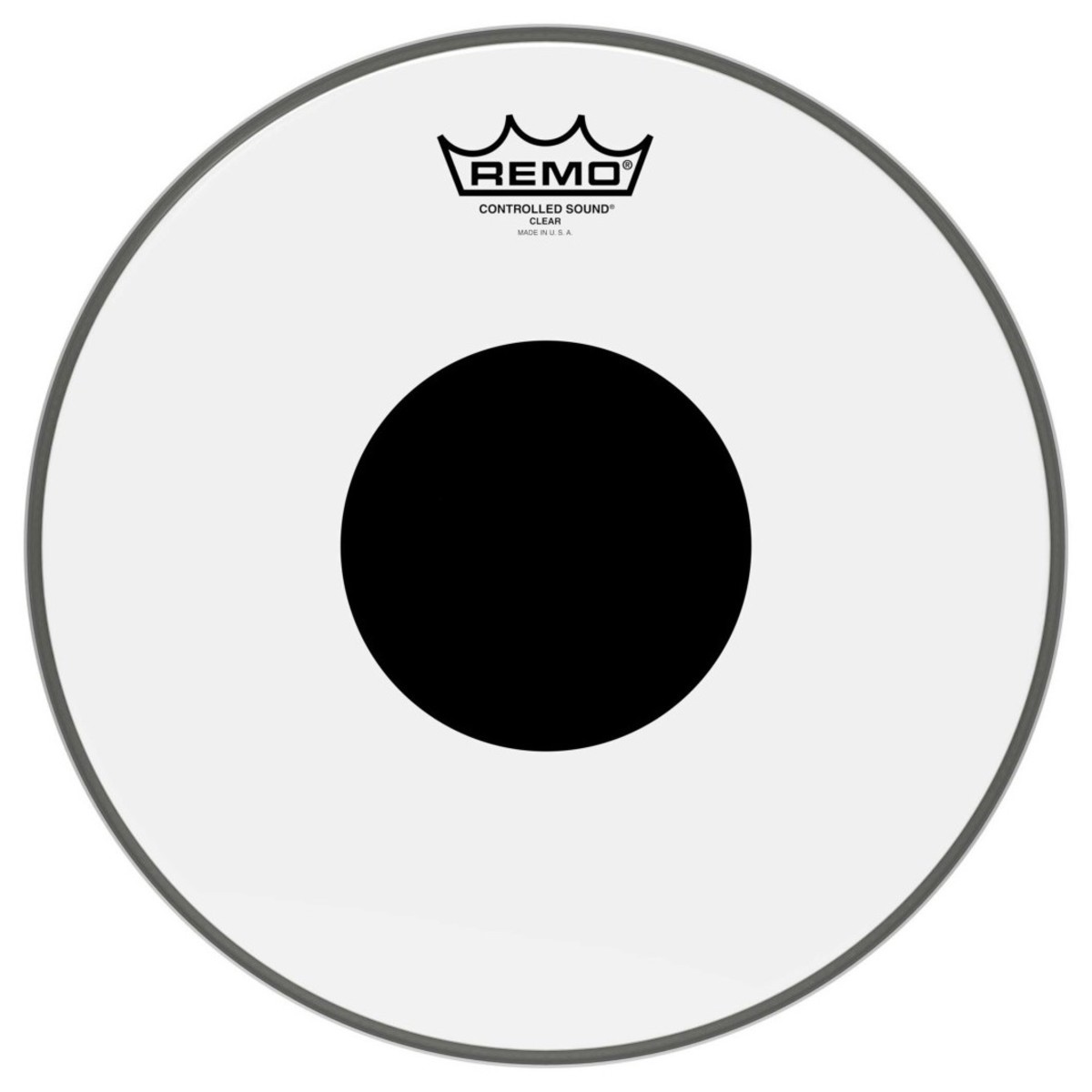 Remo Controlled Sound Clear 22 Black Dot Bass Drum Head