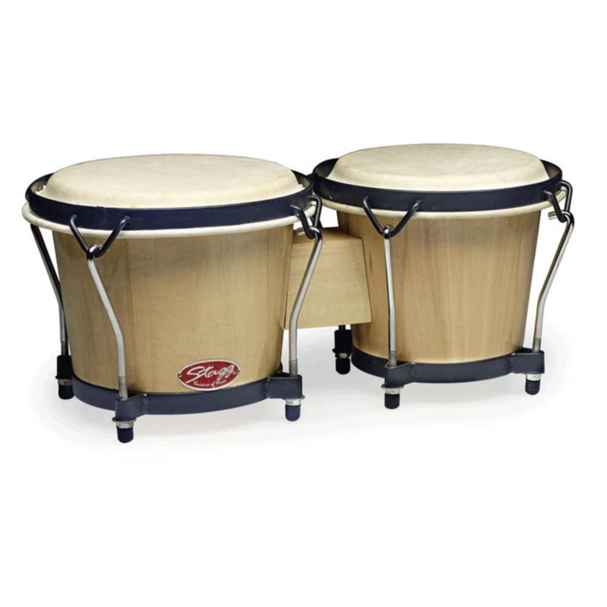Stagg 6 + 7 Traditional Wood Bongo Set