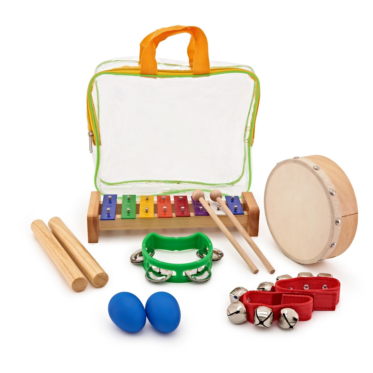 Drum and Jingle 6 Piece Kids Percussion Set