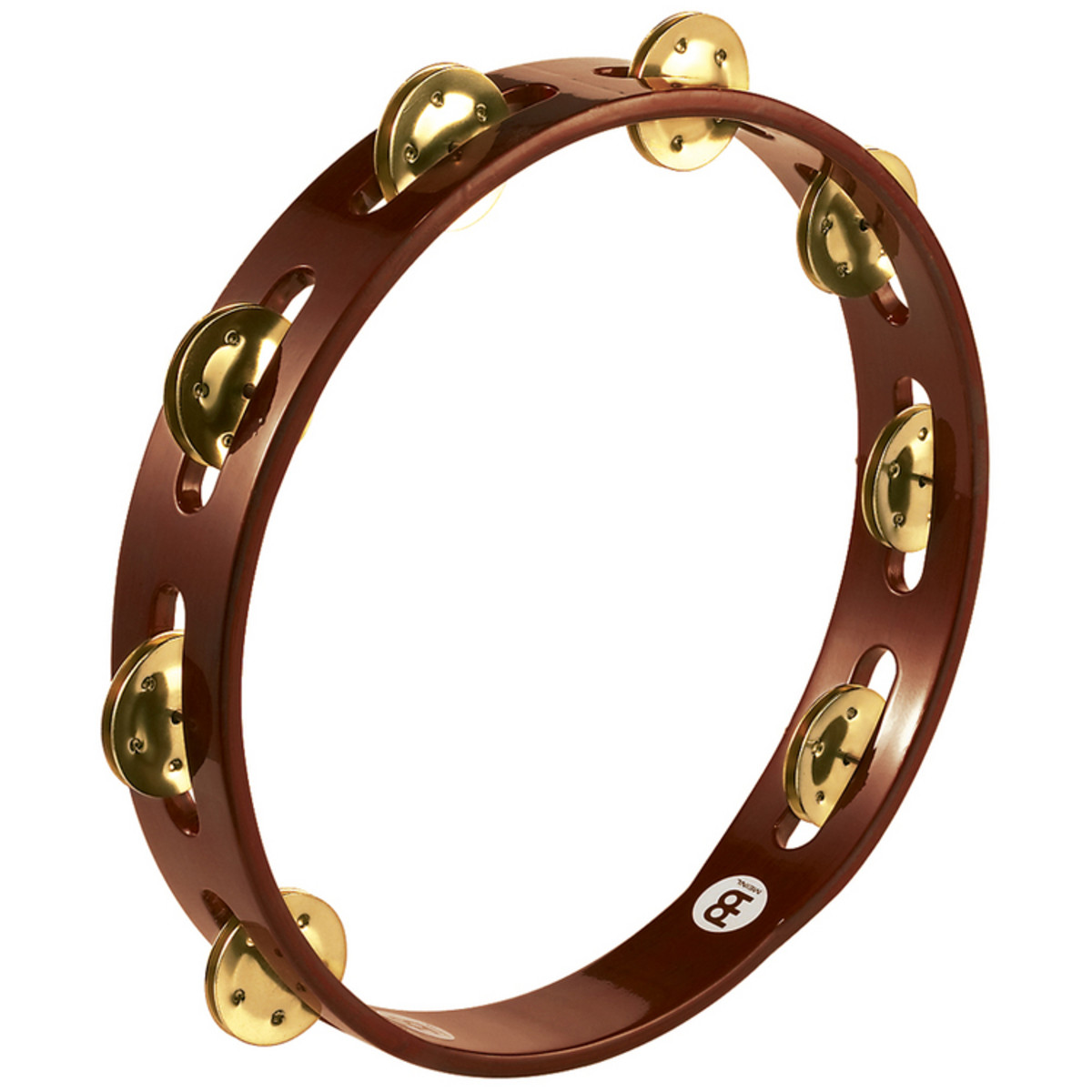 Meinl Percussion Tambourine Brass Jingles African Brown TA1BAB