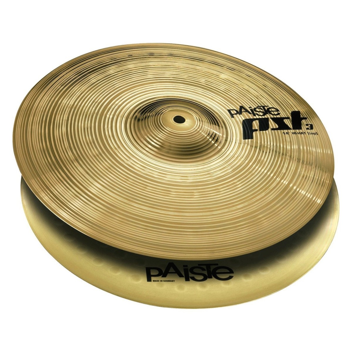Paiste PST 3 14 Hi Hat Cymbals & Stand - Image 2
